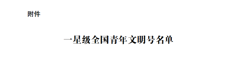 喜报!献血服务一科青年文明号被认定为“一星级全国青年文明号”称号